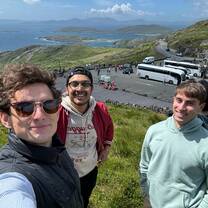 Killarney -Students going for a seanic hike.