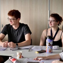 Interactive classes at our summer camp in France