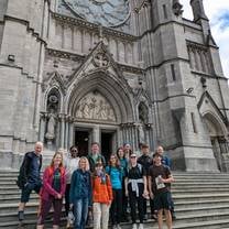 Students taking in Ireland