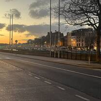 Sunset in Dublin City