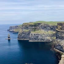 Visting the cliffs in Clare