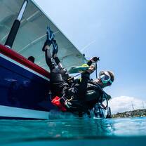 preparing for survey dives