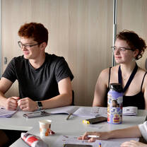 Interactive classes at our summer camp in France