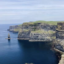 Visting the cliffs in Clare