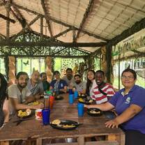 Volunteers at table 