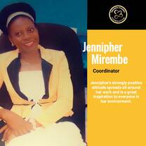 Jenipher will be your closest person while you're at NG Foundation 