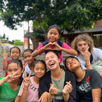 Students and participants at the learning center
