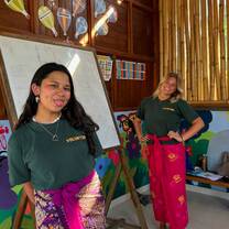 Participants teaching in the classroom