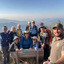 Group photo hiking