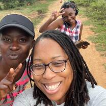 three women