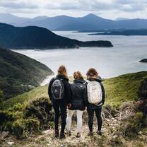 Students on hike