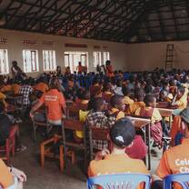 Tjeko workshops being taught in a primary school 