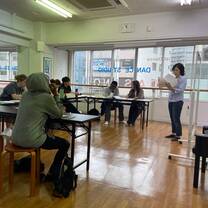 Everyone learned a lot in a classroom.
