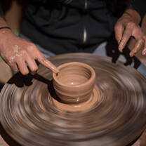 VISIONS Peru pottery workshop 