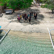 Our beach from above