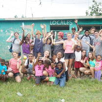VISIONS Dominican Republic group after baseball game