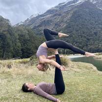 Acro on hikes, yes please