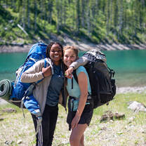 VISIONS Montana Blackfeet Participants camping trip