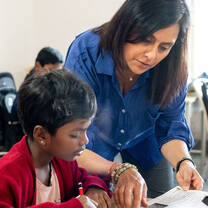 Volunteer in the classroom