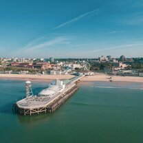 Bournemouth Beach and the pier