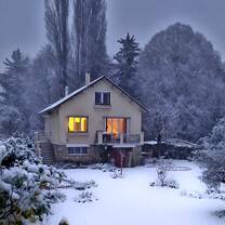house and winter