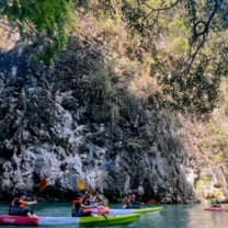 Kayaking on day off in Thailand