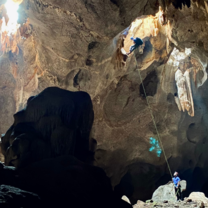 Rock climbing in Thailand caves