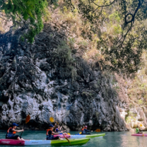 Kayaking on day off in Thailand