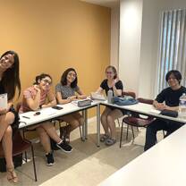Students in class benefit from learning in small groups