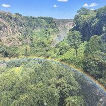 Rainbow over Victoria Falls