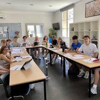 Juniors enjoy learning French in the sunny South of France !