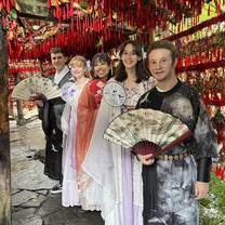 Au pairs with costume 