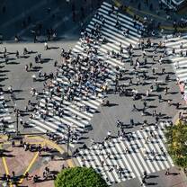 The busiest crossing in the world