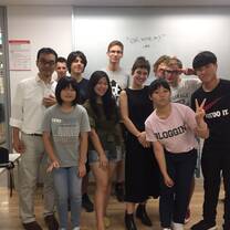 Students from various countries