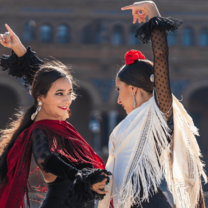 Flamenco dancing