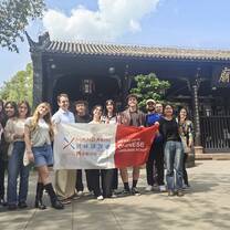 XMandarin Chengdu Wuhou Temple Event group photo