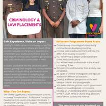A PDF giving an overview of the Criminology and Law Programmes