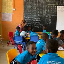 Children in classroom