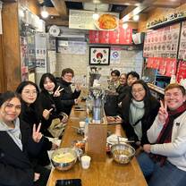 Students and staff go together for lunch everyday