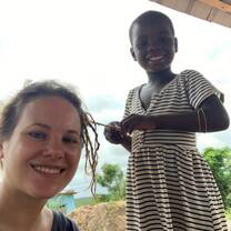 Childcare volunteer making a difference in Ghana