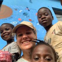 An infectious smile from a volunteer brings hope to an unprivileged child
