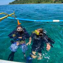 Conservation-based tourism in a coastal village of North Sulawesi.