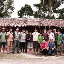 Internship students from England are learning about local agriculture.