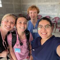 Students at clinic