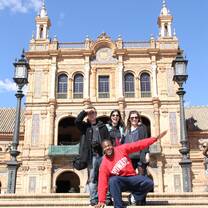 AIFS Abroad participants group photo in Seville
