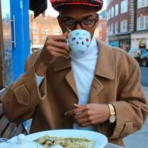 AIFS Abroad participant drinking coffee