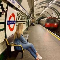 AIFS Abroad participant in the metro