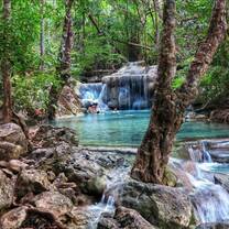 Visiting Emerald waterfalls