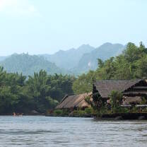 Jungle raft - one of the accommodations