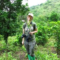 Reforestation Intern Holding Sapling